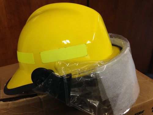Msa,cairns helmet 660c, yellow, faceshield, new for sale