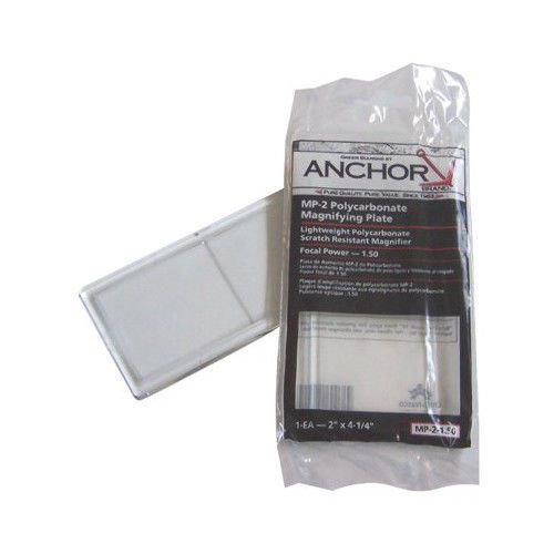 Anchor magnifiers - 2x4-1/4 polycarbmag lens 2.50 diopter for sale
