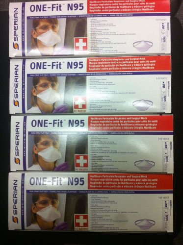 N95 sperian particulate respirator/surgical mask hc-nb295f n95 4 bx / 80 masks for sale