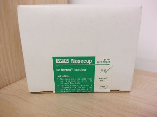 NEW - NOSECUP 471710 Size Small MSA Nosecup for Ultravue Facepiece 471710 NEW