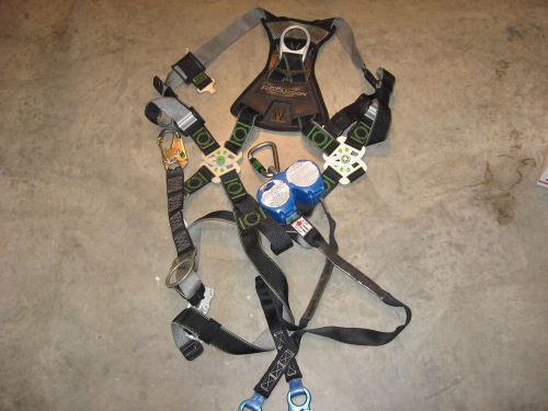 MILLER REVOLUTION HARNESS AND ULTRA SAFE RETRACTABLE LANYARD