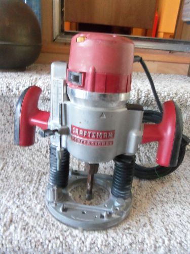 Craftsman Professional Plunge Router # 130.26620