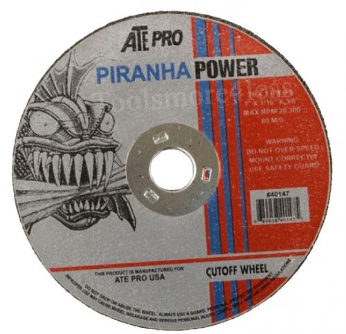 Cut-off wheel 3&#034; x 1/16&#034; x 3/8&#034; pirahna power 50pc for sale