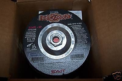 SAIT Z TECH CUTTING/GRINDING WHEELS 10 PC CASE 6 X 1/8