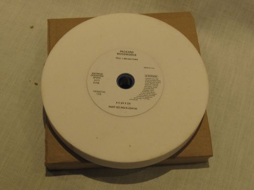 Packard Woodworks 6&#034; x  3/4 &#034;x5/8&#034; 60 Grit White J-Hardness Grinding Wheel ~ New