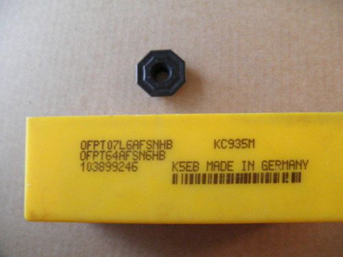 10 kennametal inserts new ofpt64afsn6hb ofpt07l6afsnhb kc935m for sale