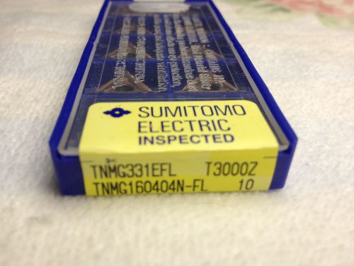 Sumitomo tnmg 331-efl 160404n-fl t3000z  carbide insert for sale