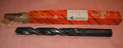 Lot of 2 general chipbreaker drill co. s/shank 7/8&#034; coolant drill made in uk for sale
