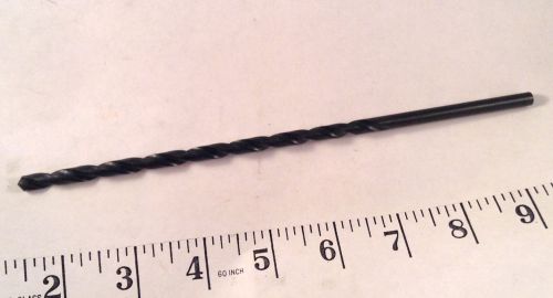 Extra Long Drill Bit, Straight Shank Size: 15/64&#034; x 8&#034; HS USA