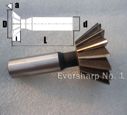 New 1pcs hss(m2) 60mmx60 degree dovertail cutter end mill metal milling cutter for sale
