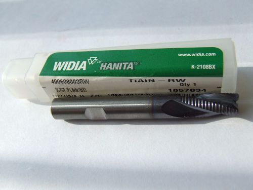 490608003rw new 8.0mm (~5/16&#034;) hanita carbide rougher end mill .31496 for sale
