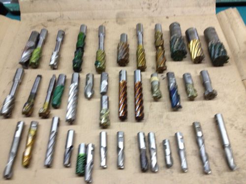Lot of cnc cutting tools  end mills irvine tools 37 cutters for sale