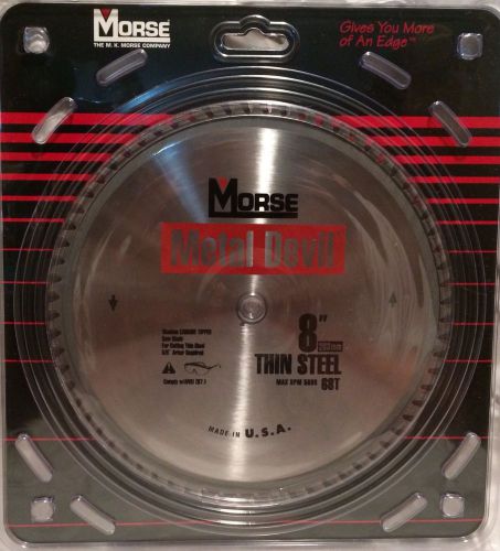 Morse metal devil 7 of the - 8&#034; 68t thin steel cutting blade csm868tsc for sale