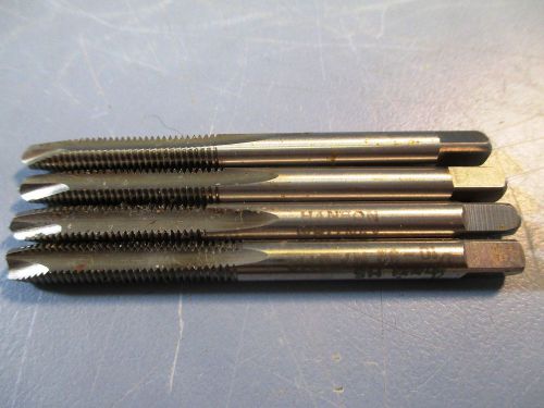 Mixed lot of 4 high speed hand taps, #10-32 nf hs, hss x2, spiral tip for sale
