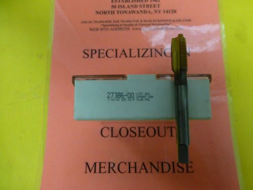 TAP SPIRAL POINT 7/16-20 3 FLUTE CNC STYLE GH5 HI PERFORMANCE TIN OSG NEW $5.50
