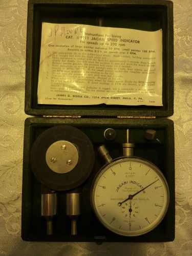 Vintage JAGABI Speed Indicator Tool ( Biddle # 9911 ) 1965 complete kit, case