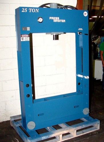 25 ton 12&#034; strk pressmaster hfp-25 h-frame hydraulic press, built-in speed contr for sale