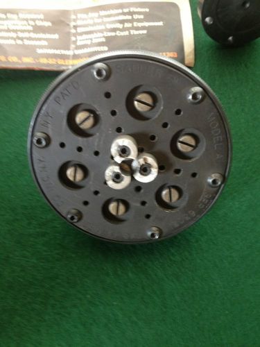 Sadler scroll chuck  with 6 sets of jaws and 2 different mounts diaphragm bezel for sale