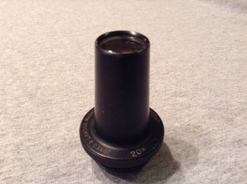 Optical Comparator 20x Lens Jones &amp; Lamson Machine Company, Springfield, Vermont