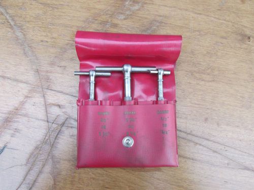 Oldak telescoping gage set 3 pc. no.88-3,1/2&#039;&#039; - 2-1/8&#039;&#039; range made in england for sale
