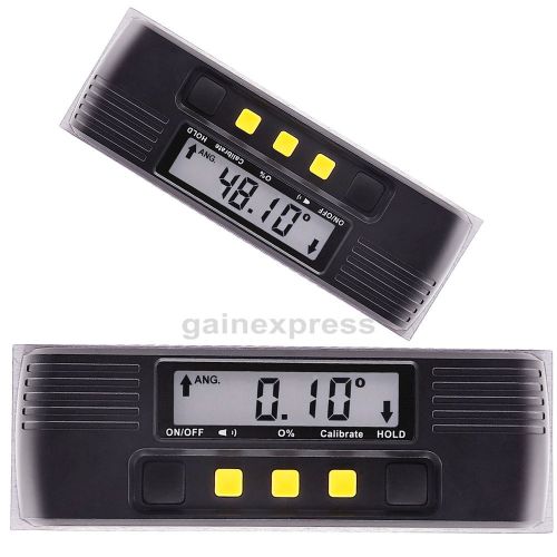 Protractor inclinometer read upright angle meter finder 360° with alarm function for sale