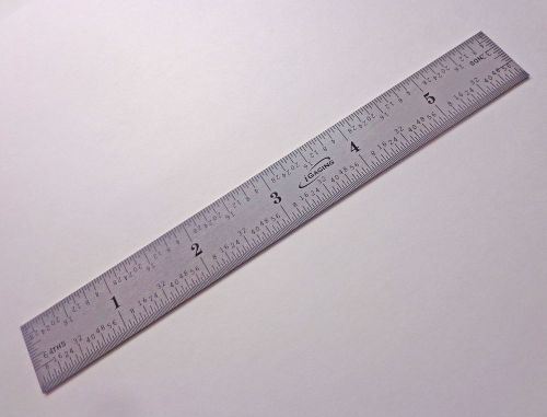 10 each 6&#034; 4R (1/18, 1/16, 1/32, 1/64) Stainless Machinist Ruler / Rule Scale
