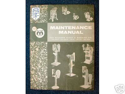 Milford General Main/Parts Manual Models 250, 255 &amp; 256