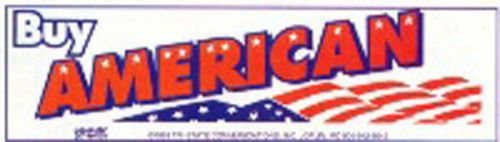 By American * Bumper Sticker+ 2 free Starrett pocket charts *mw40