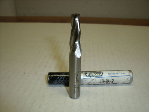 1/4&#034; 3 degree weldon taper 3 flute end mill, 1&#034; x 2-3/4” x 3/8&#034; - t3-8a-2 - e47 for sale