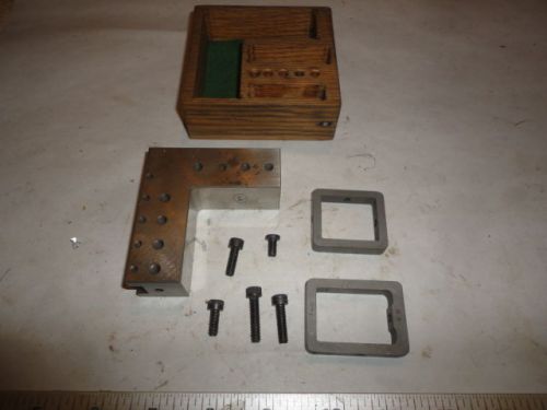 MACHINIST TOOL LATHE MILL Ground Precision MICRO Angle Block &amp; Clamps JIG AUC20