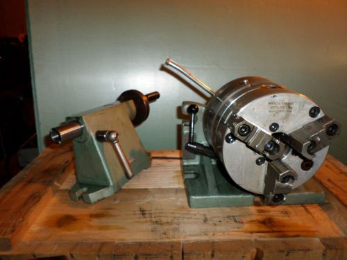 Bison 6&#034; indexing chuck &amp; tailstock for sale