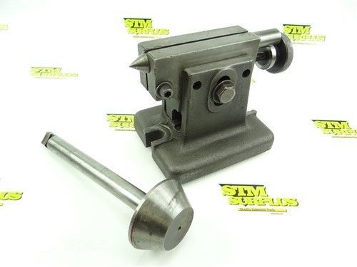 HEAVY DUTY CAST TAIL STOCK ADJUSTABLE CENTER HEIGHT W/ BULL NOSE SPINDLE