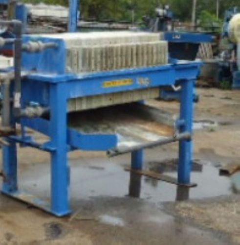 Used filter press, 5.5 cu ft 630mm press for sale
