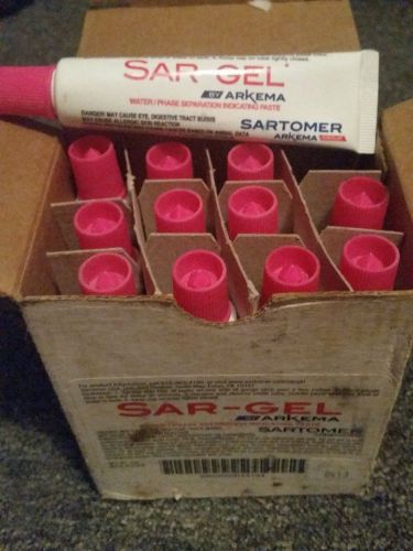 Sar-Gel 1 case of 12 tubes 1 oz each. Water and Water/Alcohol Indicating Paste