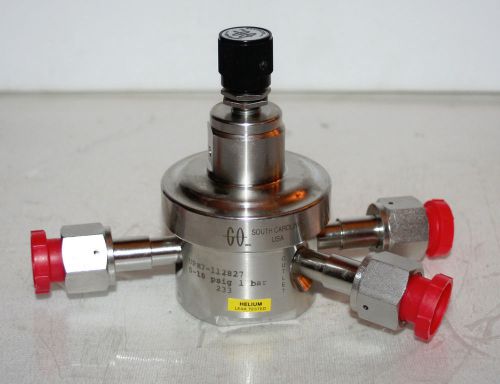 3/8&#034; High Purity 4-Way Gas Pressure Valve   Go Regulator UPR7-112827 316L