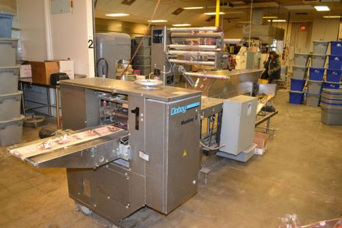 Doboy mustang iv horizontal flow wrapper, packaging equipment machinery for sale
