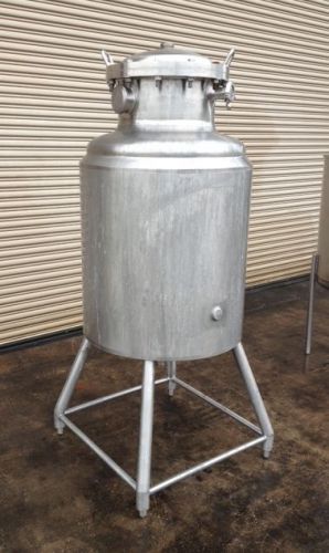 125 Gallon Jacketed Stainless Sterile Tank, Mfg by Cherry Burrell