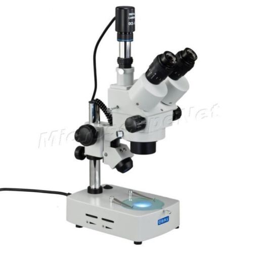 Trinocular Stereo Zoom Microscope 3.5X-90X with USB Digital Canera