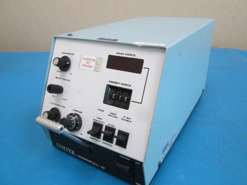Unitek Micropull IV Wire Bond Pull Tester - FOR PARTS OR REPAIR