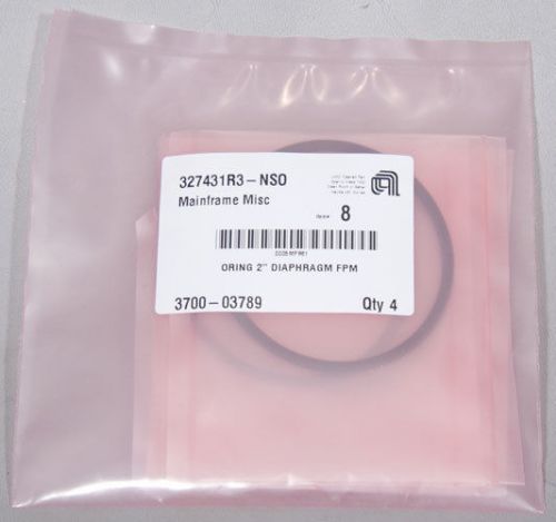 4:NEW AMAT Applied Materials 3700-03789 2&#034; Diaphragm O-Ring Oring Kit FPM