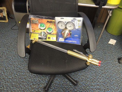 Oxygen &amp; Acetylene Regulator Set/ WITH TORCH