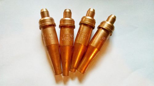 Four new genuine victor acetylene cutting tips for sale