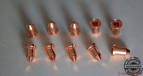 10pc extended nozzle 192056 55amp plasma tip replacement fit miller ice- 40c/55c for sale