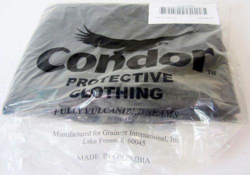 Condor 4t295a bib apron, black, 45&#034; inches long, heavy duty - new for sale