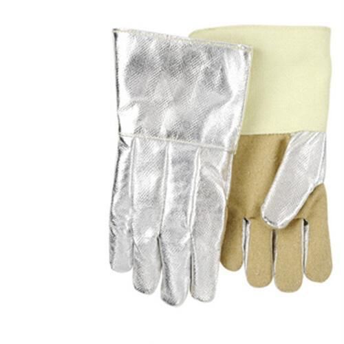 Revco black stallion ahs714dk 14&#034; 19 oz. aluminized carbon/kevlar gloves, osfm for sale