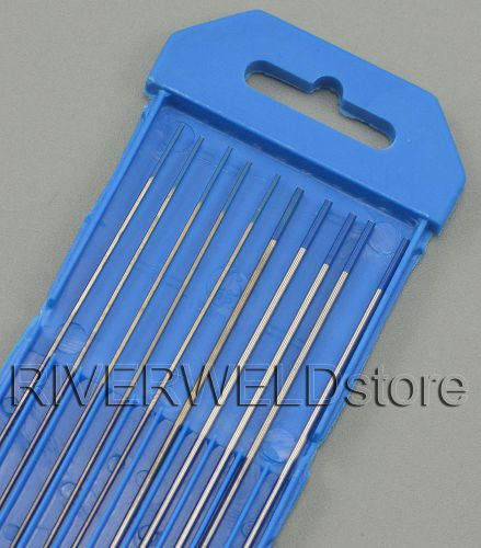 2% lanthanated skyblue tig tungsten electrode assorted size .040&#034;(5)and 1/16&#034;(5) for sale