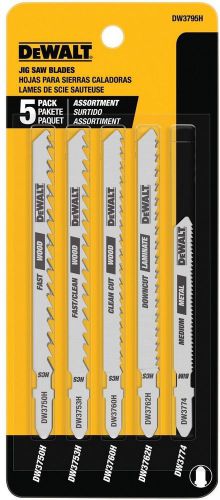 5 piece jig saw blade set shank wide range popular applications dw3795h for sale