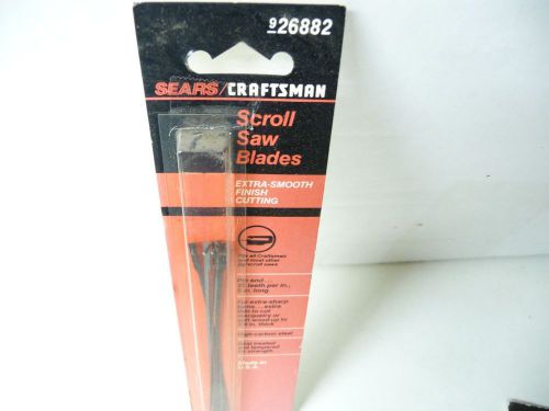 5 total Craftsman 5 in. Scroll Saw Blades, assortment  No.26882