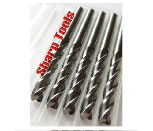 5pcs three flute cnc router bits endmill milling cutter 4mm 22mm for sale