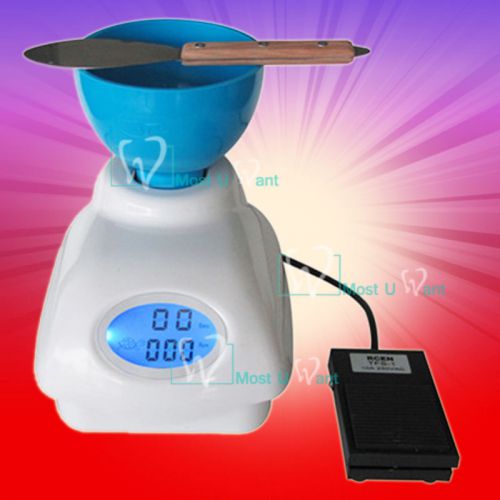 Dental Mixer For Mixing Alginate Die Stone Impression Material Motor 0-300RPM CE
